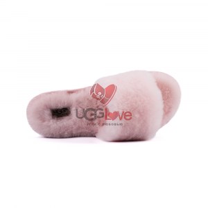 Купить Меховые домашние тапочки Fur Slides - Розовые фото 2