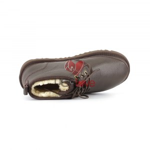 Купить Ботинки Neumel - Шоколадные Кожаные фото 3