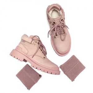 Купить Женские Ботинки Martin - Pink фото 7