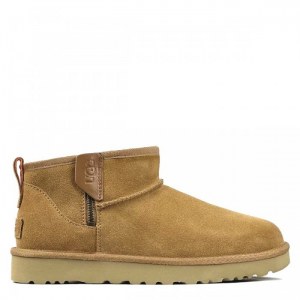 Купить Ultra Mini Men's Zip Boot - Chestnut / Orange Soda фото