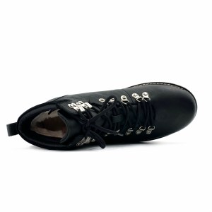 Купить Мужские ботинки на шнуровке с мехом Capulin - Черные фото 3